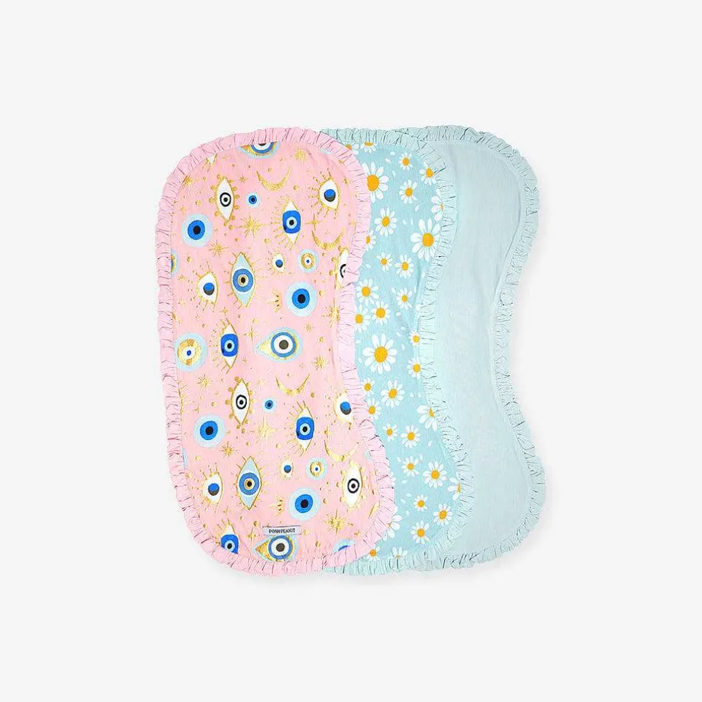 Posh Peanut Burp Cloth Set Best Sale