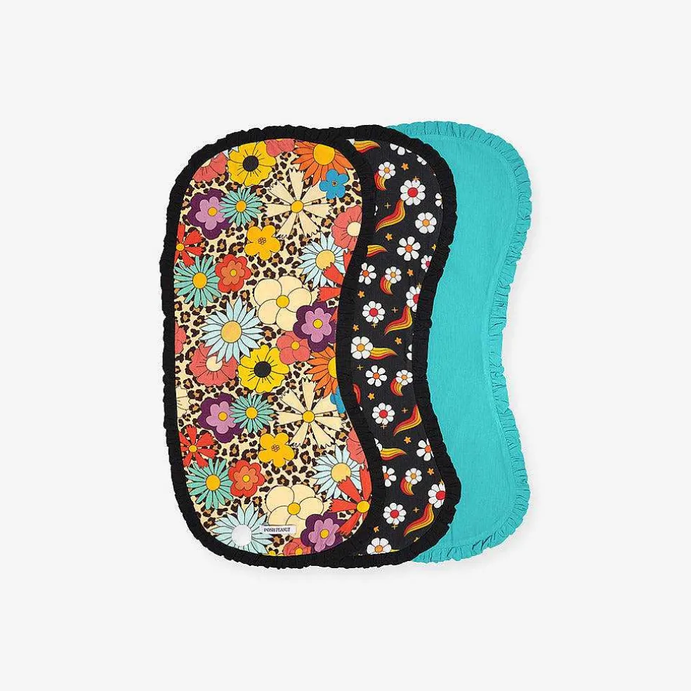 Posh Peanut Burp Cloth Set Outlet