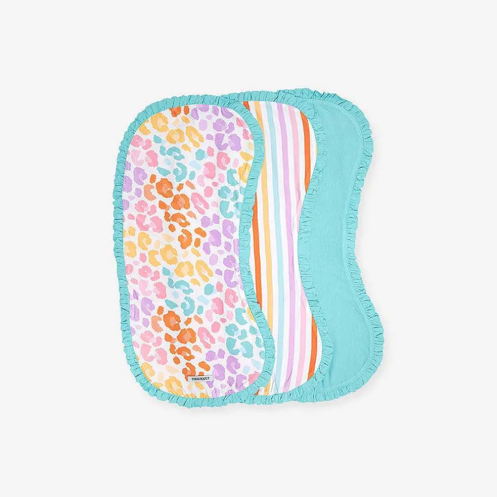 Posh Peanut Burp Cloth Set Outlet