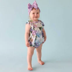 Posh Peanut Flutter Sleeve Bubble Romper Flash Sale