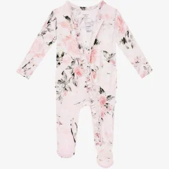 Posh Peanut Footie Ruffled Zippered One Piece Fashion
