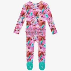 Posh Peanut Footie Ruffled Zippered One Piece Best