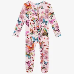 Posh Peanut Footie Ruffled Zippered One Piece Shop