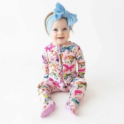 Posh Peanut Footie Ruffled Zippered One Piece Shop