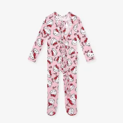 Posh Peanut Footie Ruffled Zippered One Piece Best Sale