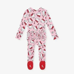 Posh Peanut Footie Ruffled Zippered One Piece Best Sale
