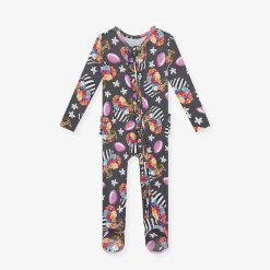 Posh Peanut Footie Ruffled Zippered One Piece Clearance