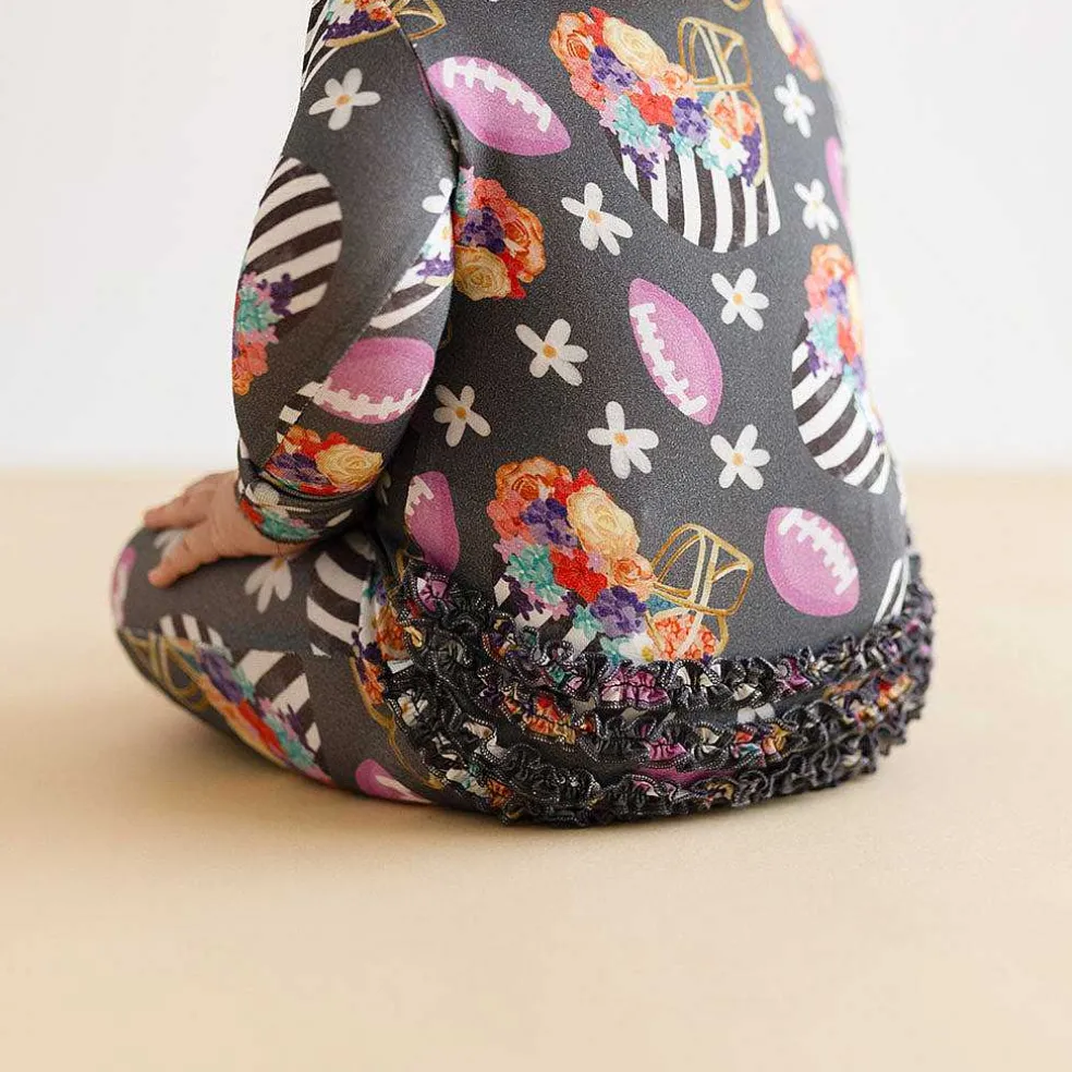Posh Peanut Footie Ruffled Zippered One Piece Clearance