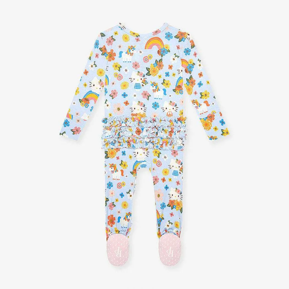 Posh Peanut Footie Ruffled Zippered One Piece Flash Sale