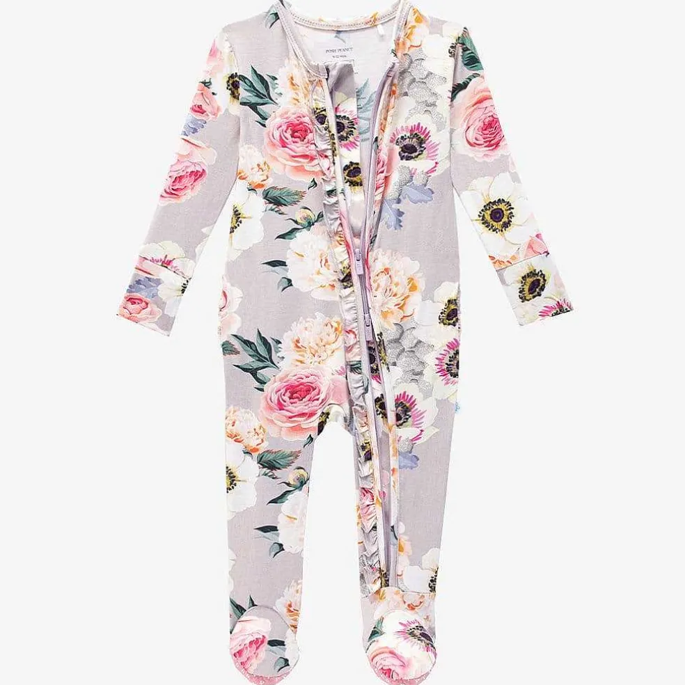 Posh Peanut Footie Ruffled Zippered One Piece Store