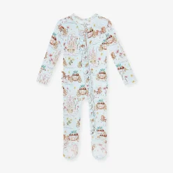 Posh Peanut Footie Ruffled Zippered One Piece Online