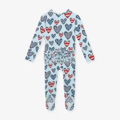 Posh Peanut Footie Ruffled Zippered One Piece Best