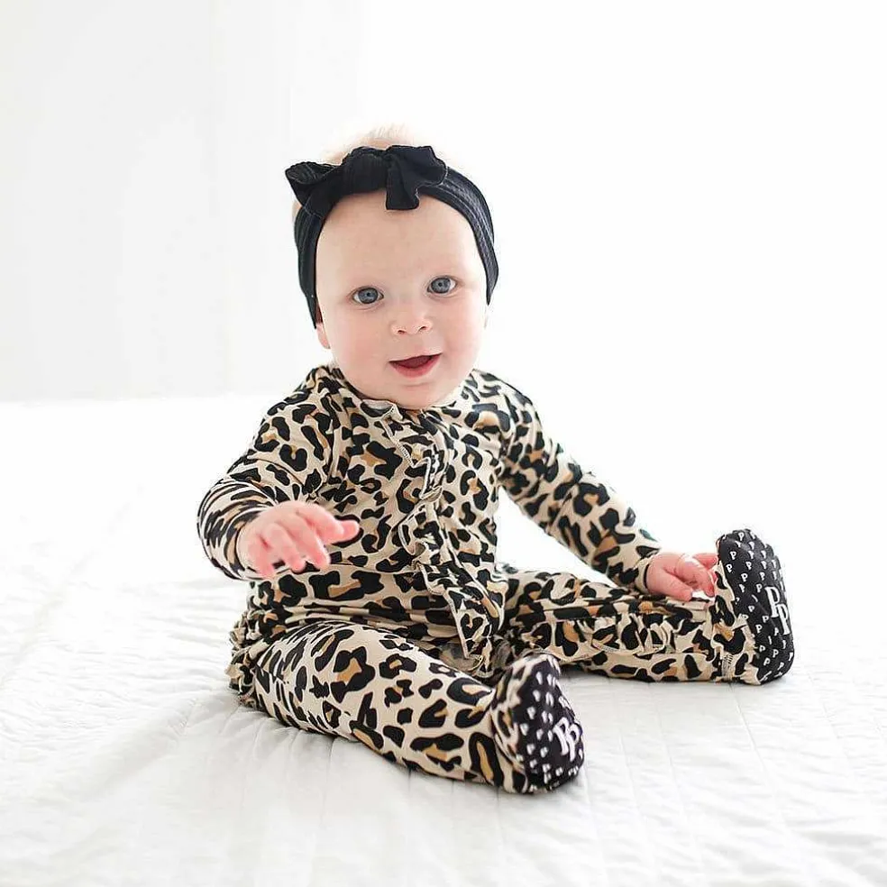 Posh Peanut Footie Ruffled Zippered One Piece Best