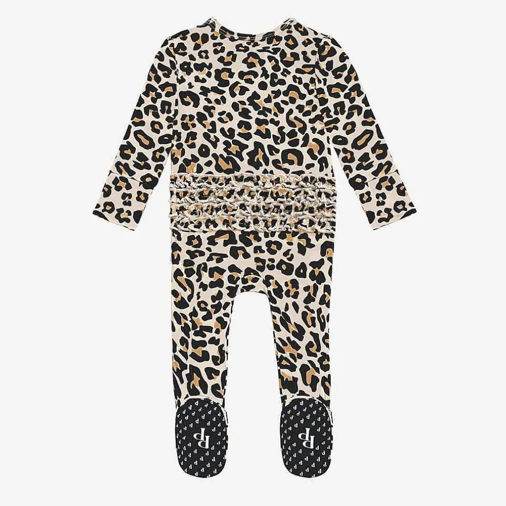 Posh Peanut Footie Ruffled Zippered One Piece Best