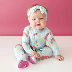 Posh Peanut Footie Ruffled Zippered One Piece New