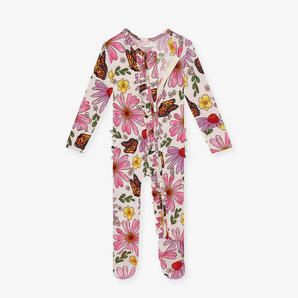 Posh Peanut Footie Ruffled Zippered One Piece Store