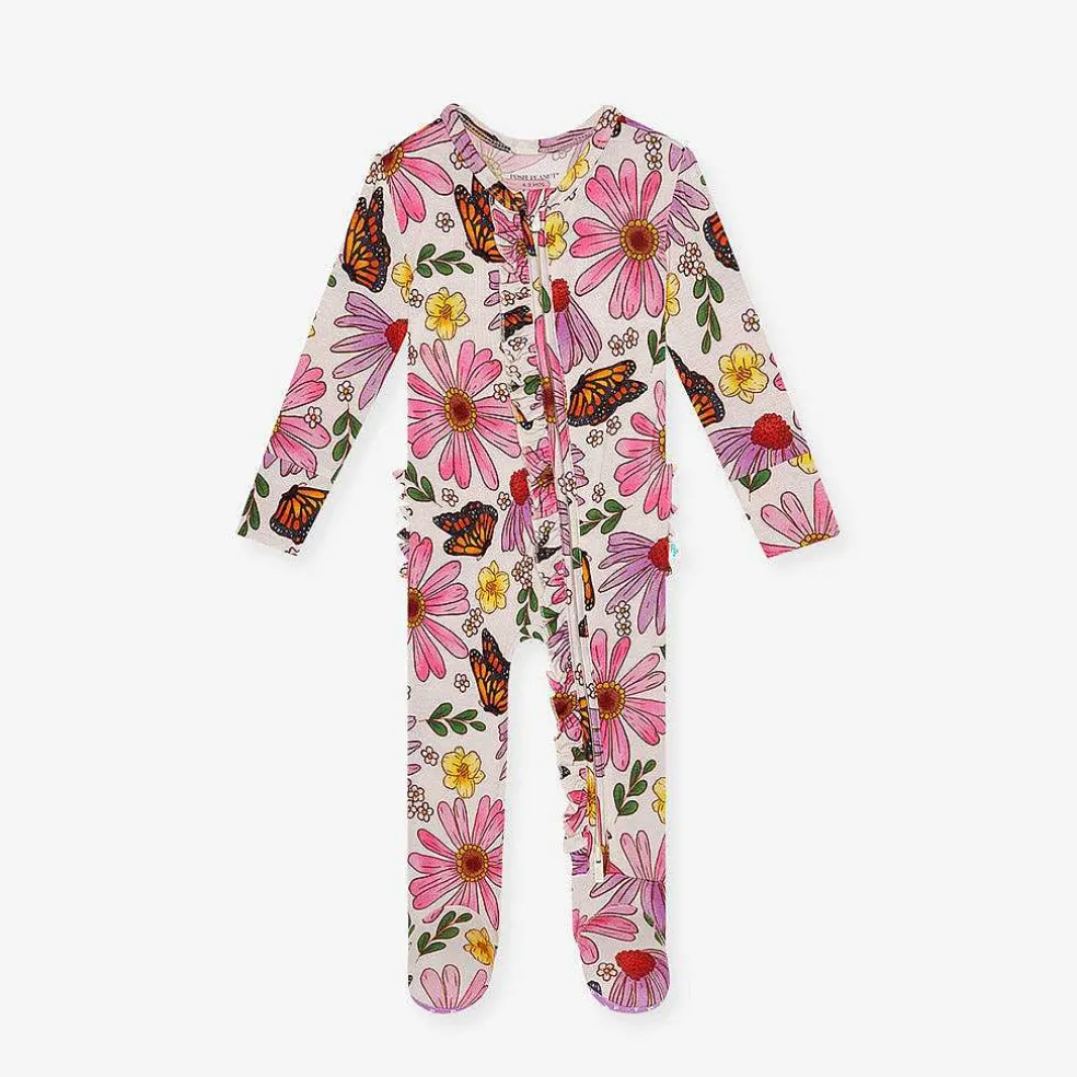 Posh Peanut Footie Ruffled Zippered One Piece Store