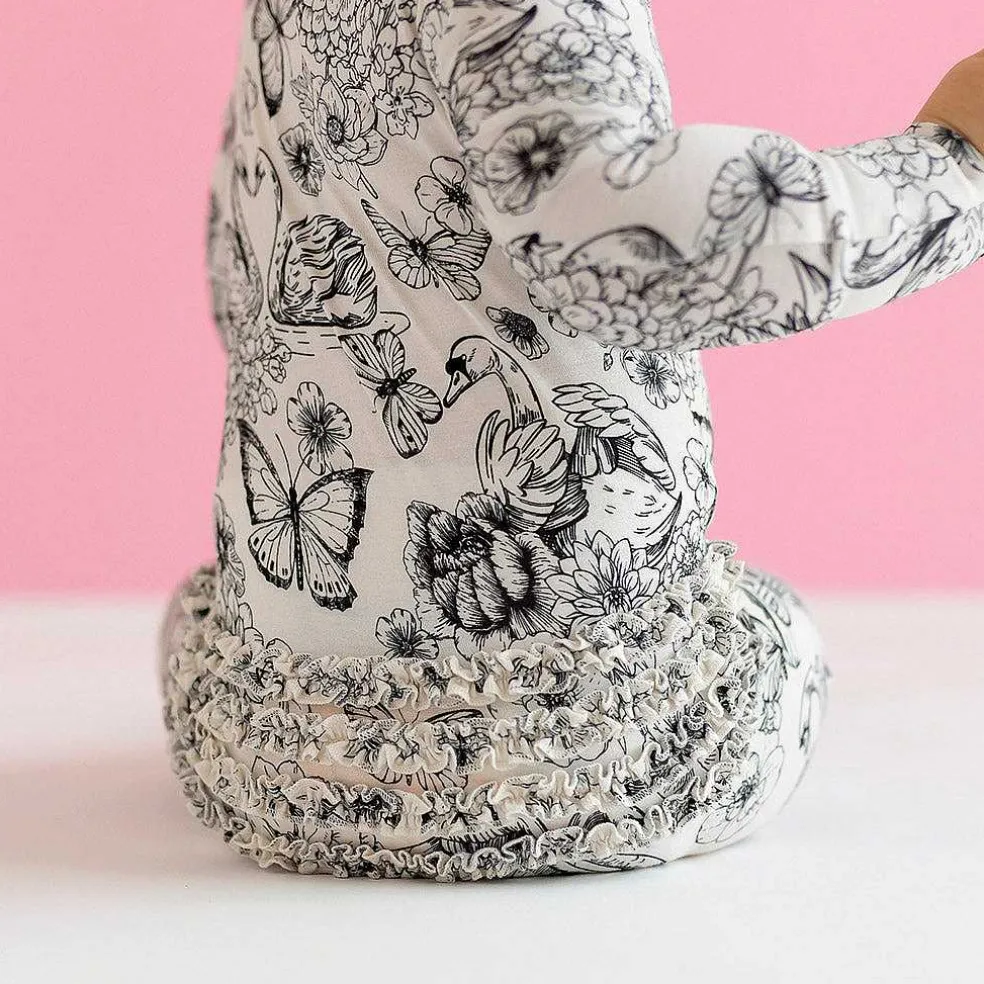 Posh Peanut Footie Ruffled Zippered One Piece Store