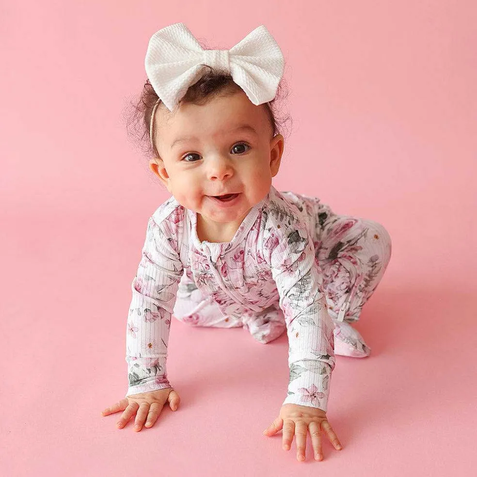 Posh Peanut Footie Ruffled Zippered One Piece Sale