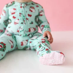 Posh Peanut Footie Ruffled Zippered One Piece Sale