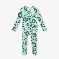 Posh Peanut Footie Ruffled Zippered One Piece Sale