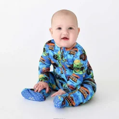 Posh Peanut Footie Zippered One Piece Best Sale