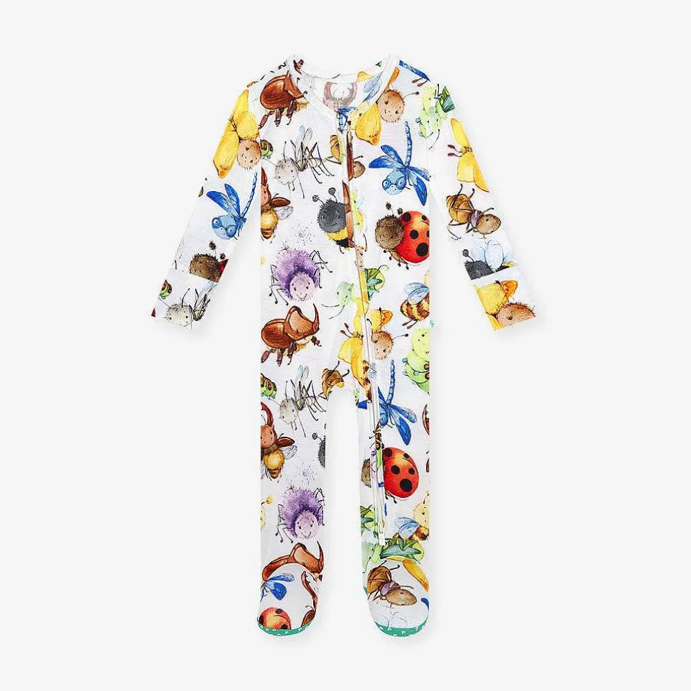 Posh Peanut Footie Zippered One Piece Online