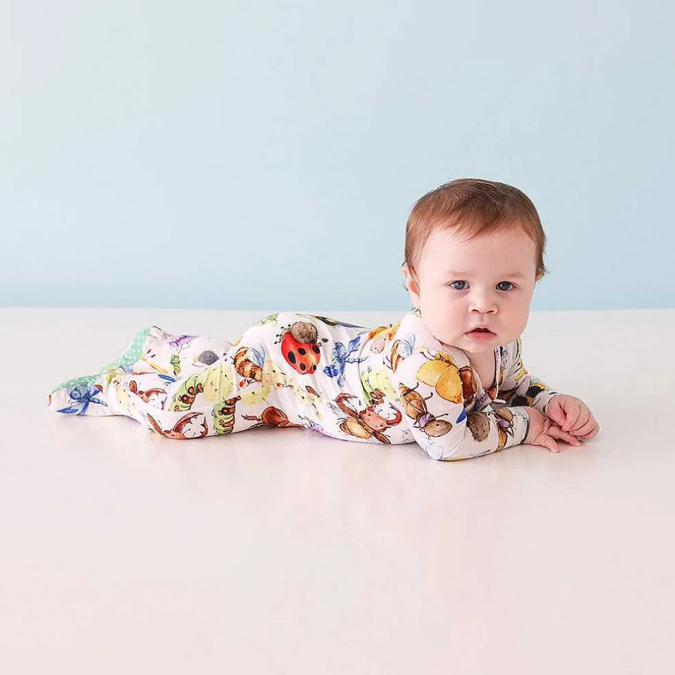 Posh Peanut Footie Zippered One Piece Online
