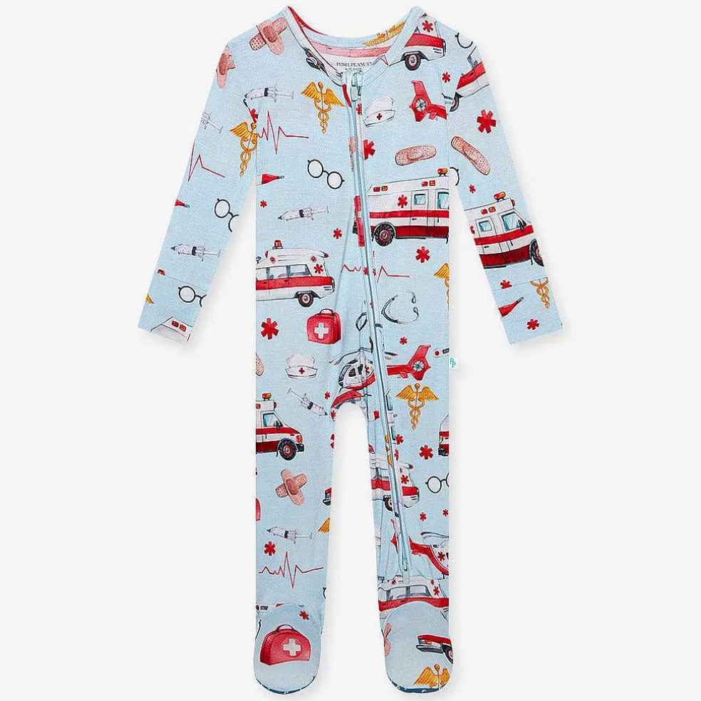 Posh Peanut Footie Zippered One Piece Shop