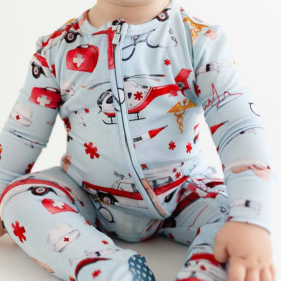 Posh Peanut Footie Zippered One Piece Shop