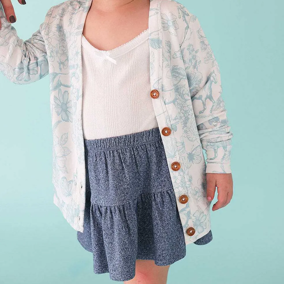 Posh Peanut French Terry Button Cardigan Store