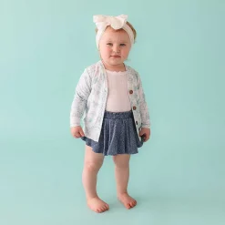 Posh Peanut French Terry Button Cardigan Store