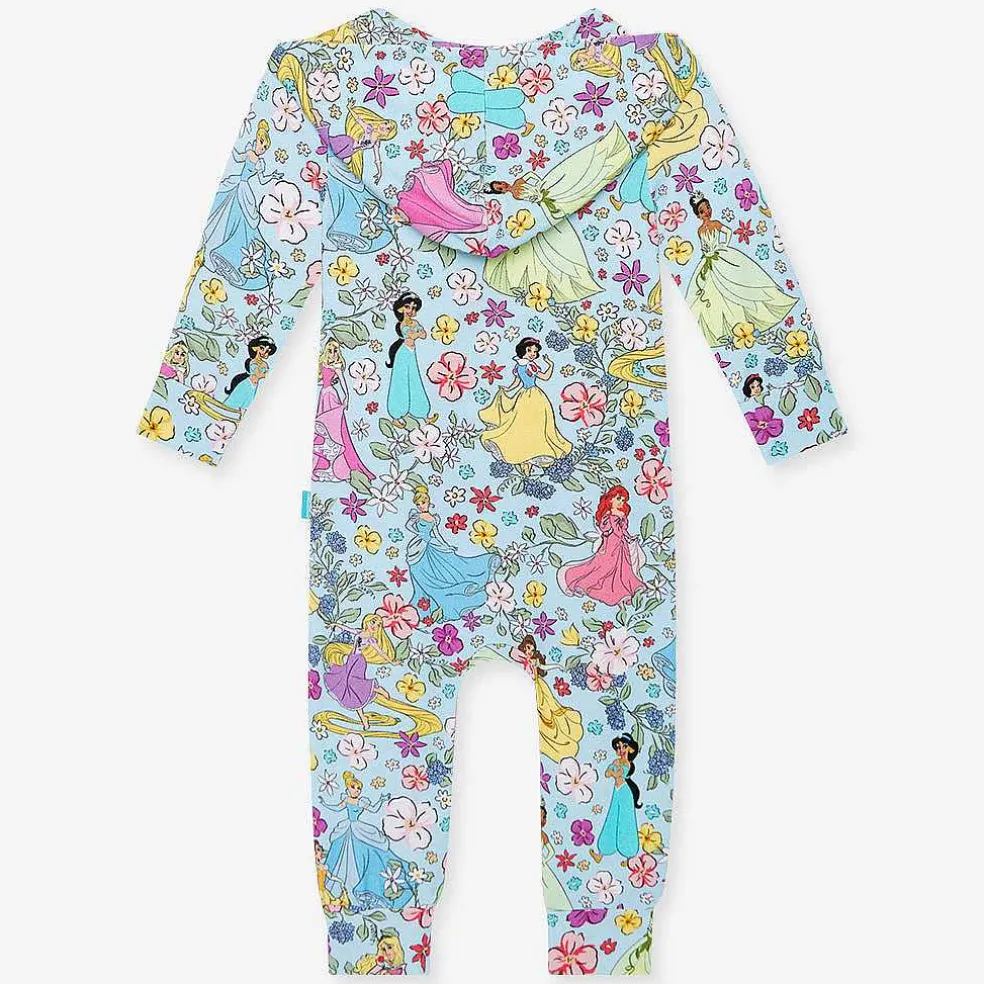 Posh Peanut French Terry Hooded Ruffle Romper Best