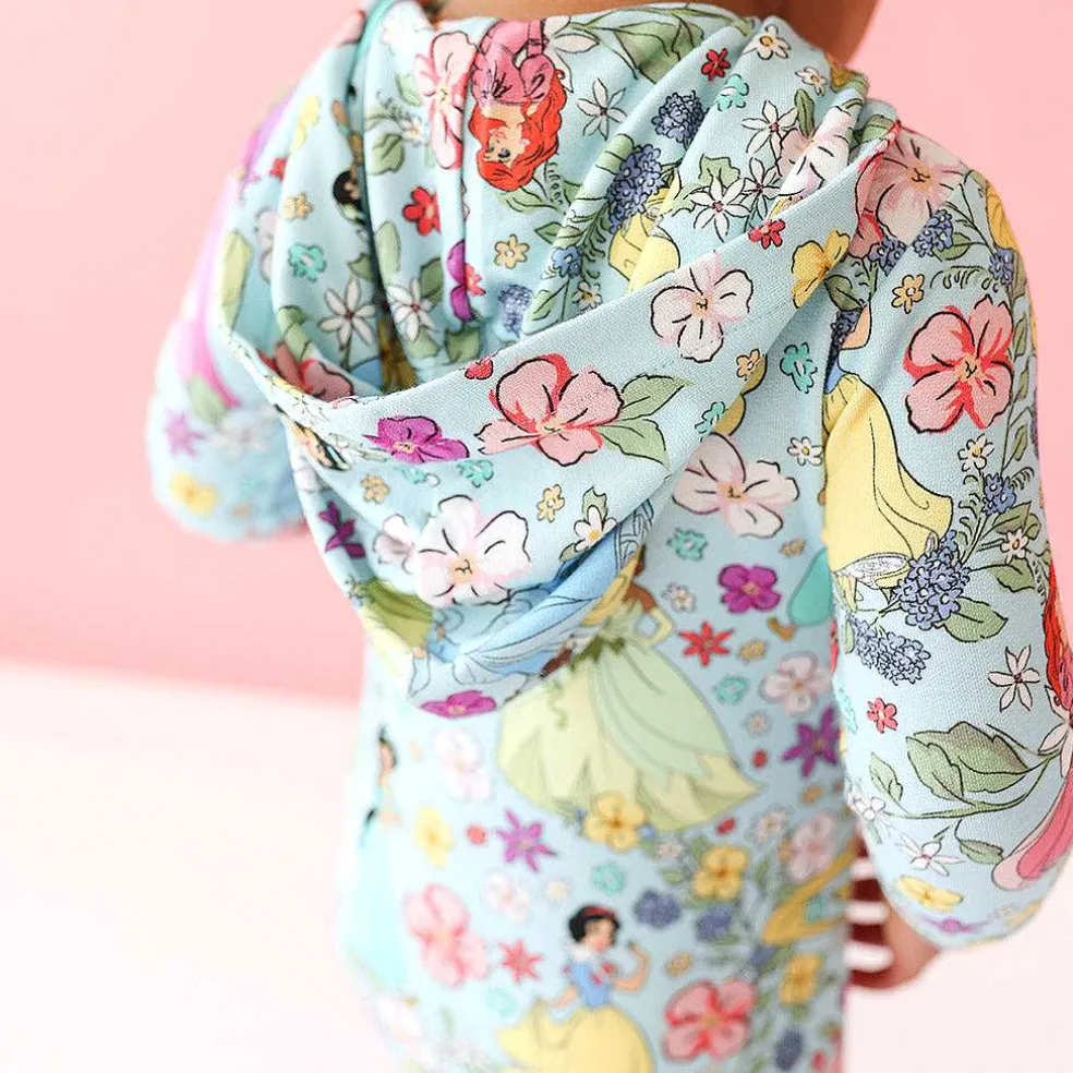 Posh Peanut French Terry Hooded Ruffle Romper Best