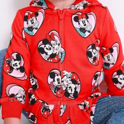 Posh Peanut French Terry Long Sleeve Ruffled Zippered Hoodie Sale