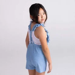 Posh Peanut French Terry Short Overalls Online