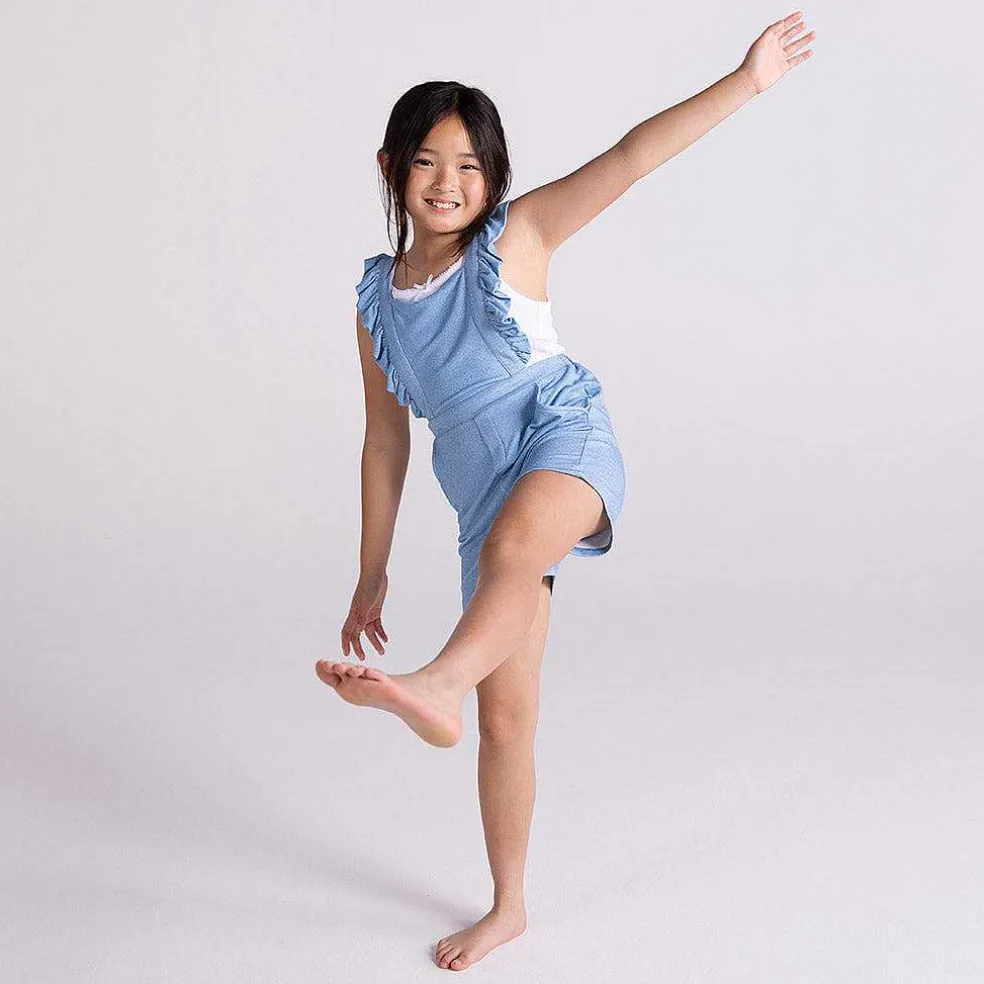 Posh Peanut French Terry Short Overalls Online