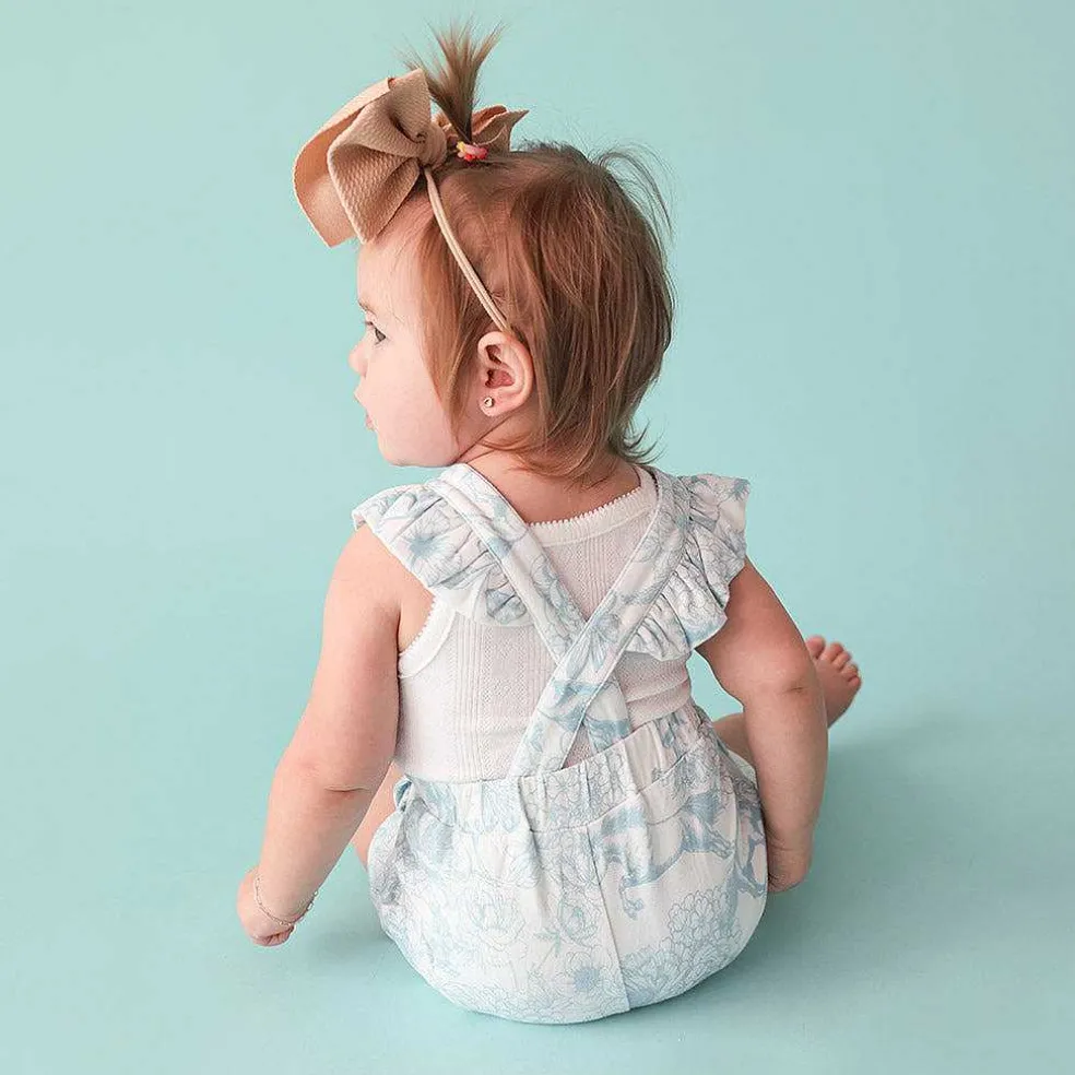 Posh Peanut French Terry Short Overalls Best