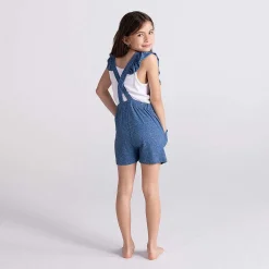 Posh Peanut French Terry Short Overalls Online
