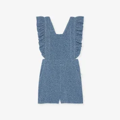 Posh Peanut French Terry Short Overalls Online