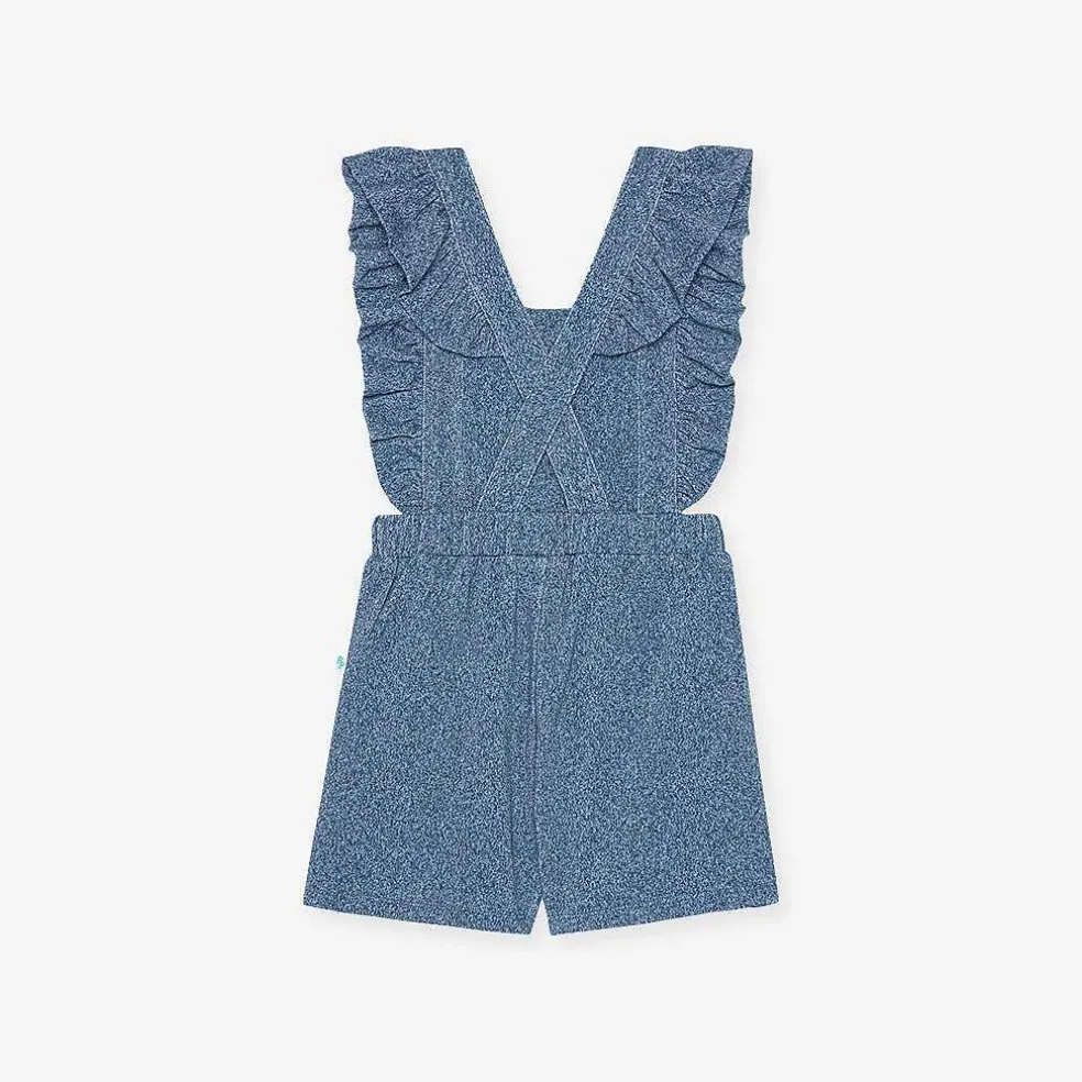 Posh Peanut French Terry Short Overalls Online