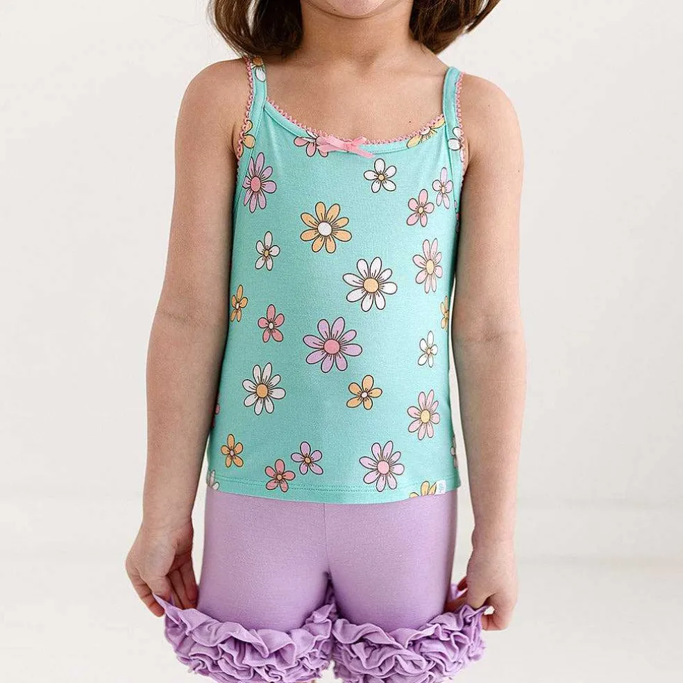 Posh Peanut Girls' Picot Cami Fashion