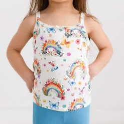 Posh Peanut Girls' Picot Cami Best