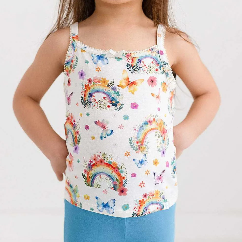 Posh Peanut Girls' Picot Cami Best