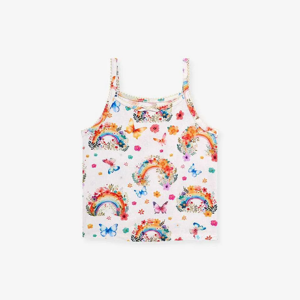 Posh Peanut Girls' Picot Cami Best