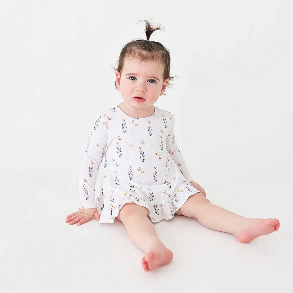 Posh Peanut Long Sleeve Bubble Romper Dress Sale