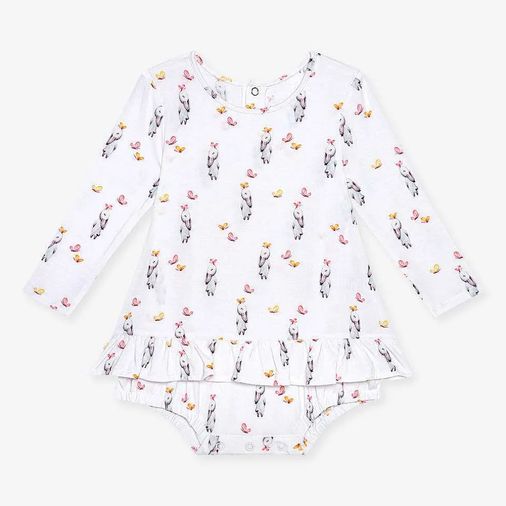 Posh Peanut Long Sleeve Bubble Romper Dress Sale