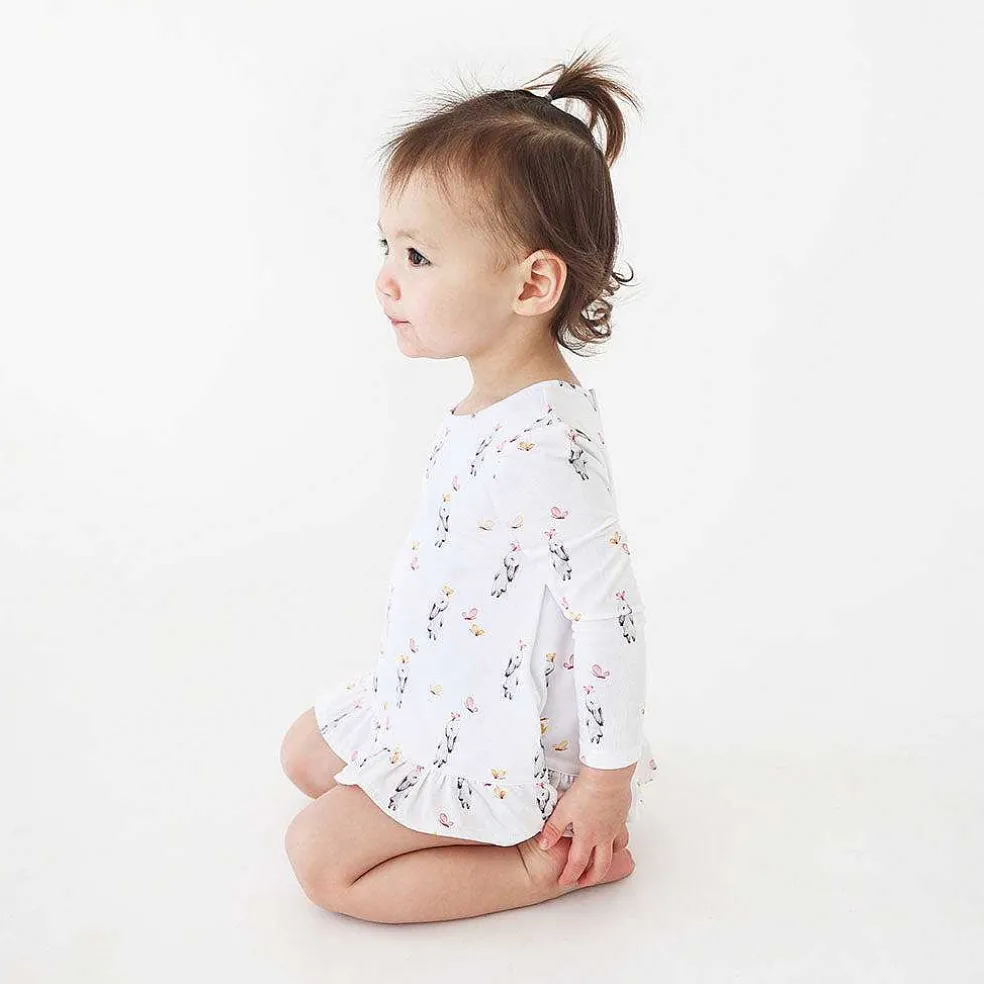Posh Peanut Long Sleeve Bubble Romper Dress Sale