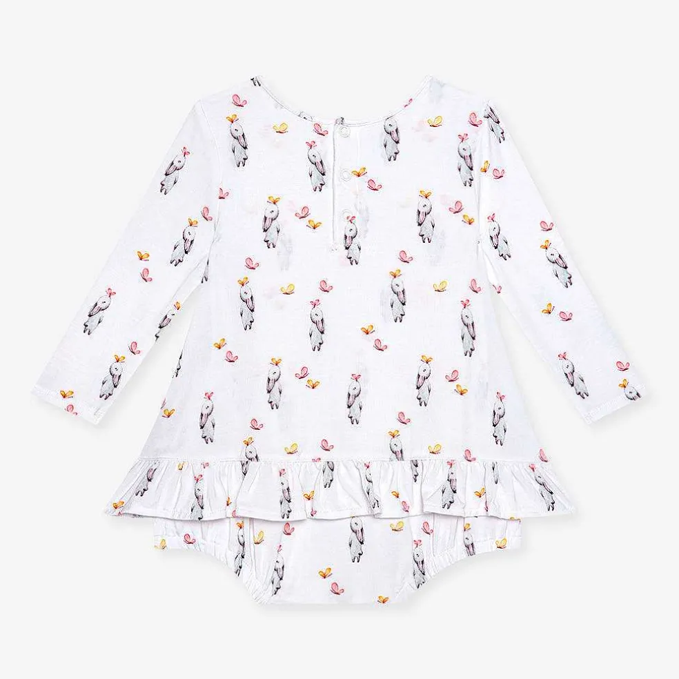 Posh Peanut Long Sleeve Bubble Romper Dress Sale