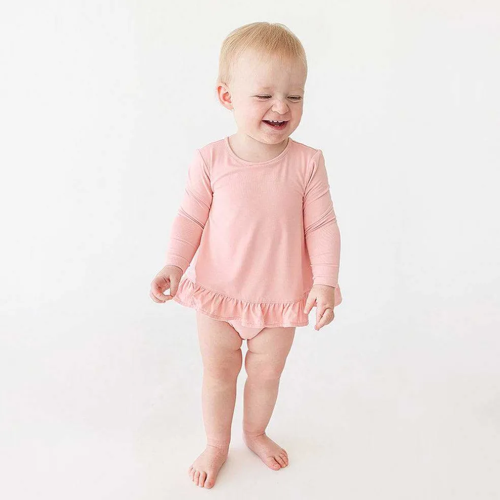 Posh Peanut Long Sleeve Bubble Romper Dress Discount